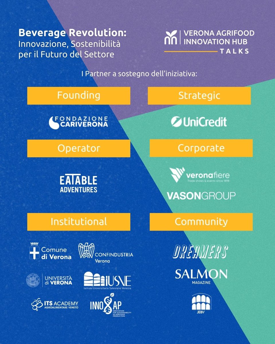 Ci siamo! Oggi torna #VAIHTalks con Beverage Revolution 🥤
Startup, aziende e esperti insieme per parlare del futuro del beverage tra innovazione, circolarità e nuovi trend 🍸 lnkd.in/dwndApaw
🕕 18:00 - 21:00
📍Vecomp, Verona
#agrifoodtech #sostenibilità