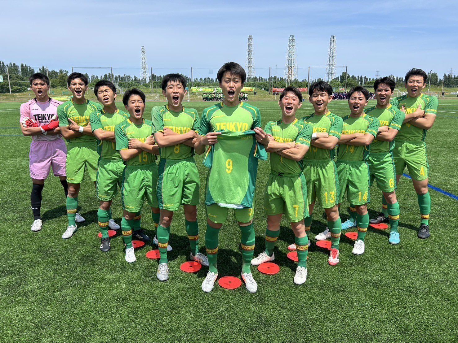 得意の左足で華麗な「ゴール・オリンピコ」も。帝京長岡DF渡辺陽