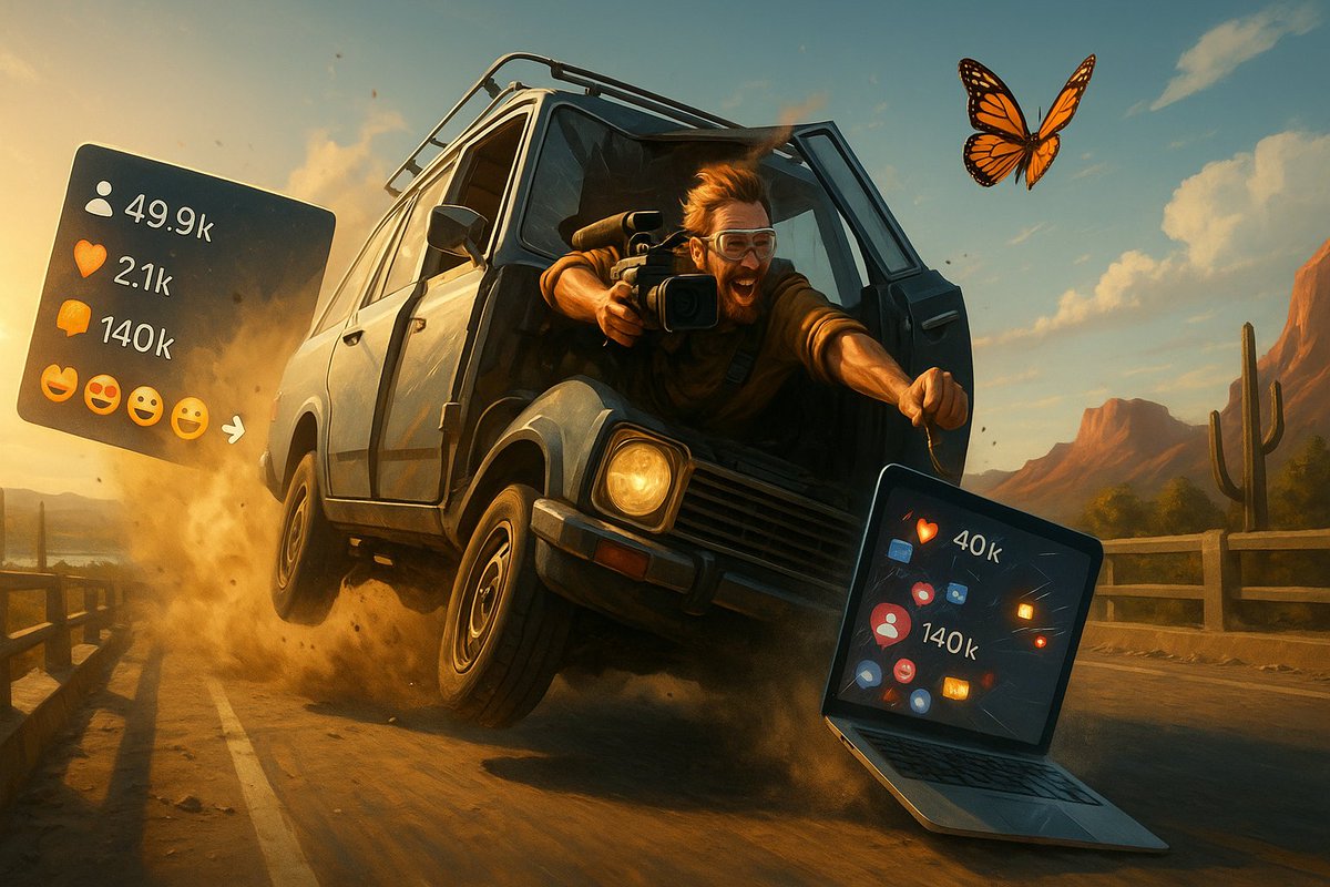 slyfox doing whatever it takes as usual to chase the likes and views 🤓