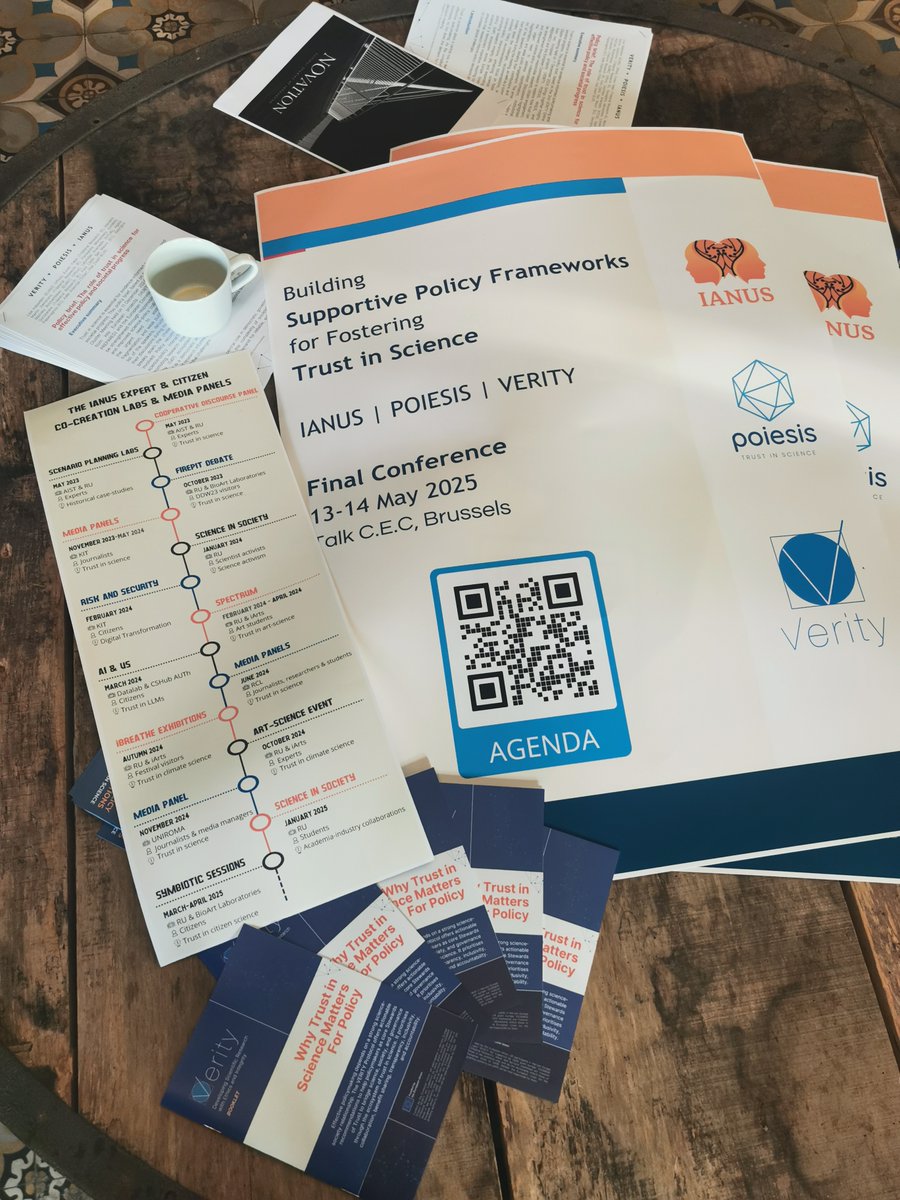 IANUS Project / @ianus-project.bsky.social (@ianusproject) on Twitter photo 🚀Our joint <a href="/IanusProject/">IANUS Project / @ianus-project.bsky.social</a> | <a href="/poiesis_project/">POIESIS project</a> |
<a href="/VerityEU/">VERITY</a> Final Conference was held on May 13-14th at Talk C.E.C., Brussels
What a two-day of thought-provoking conversations on tackling societal mistrust in Science!
Find out more in our recap 👉
trustinscience.eu/newsroom/news/… 🚀Our joint <a href="/IanusProject/">IANUS Project / @ianus-project.bsky.social</a> | <a href="/poiesis_project/">POIESIS project</a> |
<a href="/VerityEU/">VERITY</a> Final Conference was held on May 13-14th at Talk C.E.C., Brussels
What a two-day of thought-provoking conversations on tackling societal mistrust in Science!
Find out more in our recap 👉
trustinscience.eu/newsroom/news/…