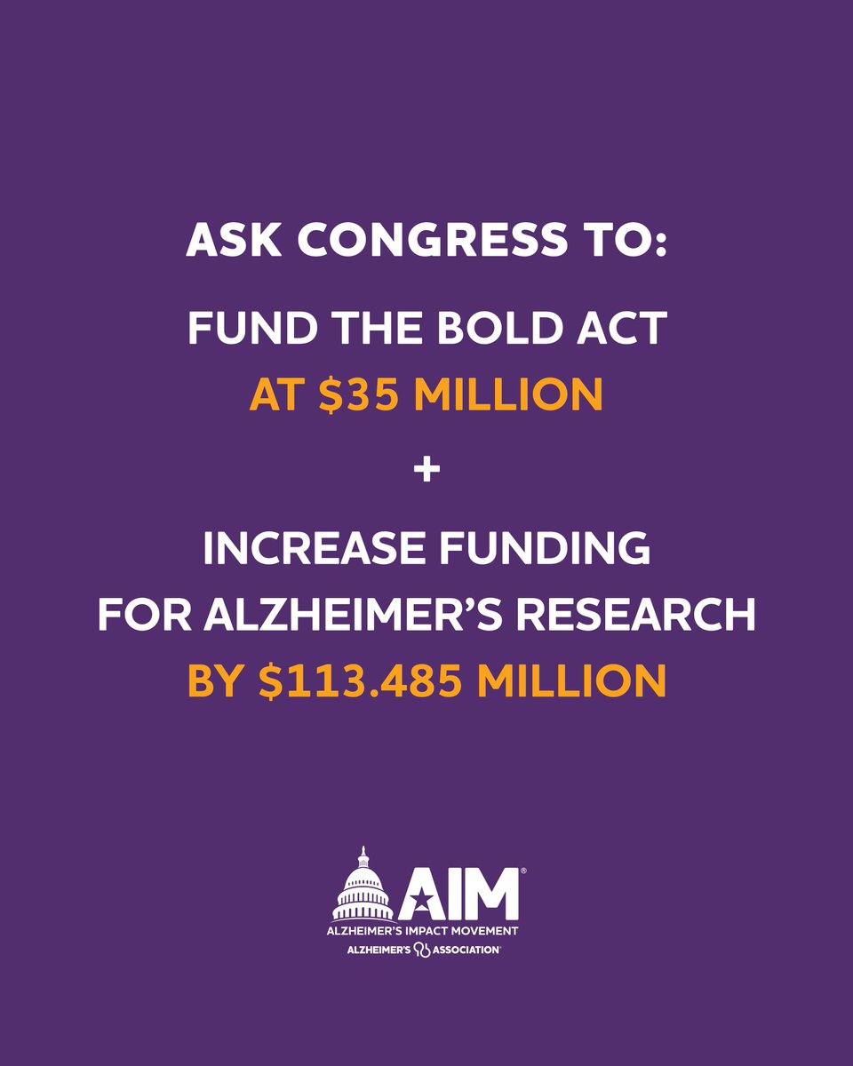 Repost to show your support for <a href="/TomColeOK04/">Rep. Tom Cole</a> backing the bipartisan call to invest an additional $113.485 million in research funding at the NIH and $35 million in implementing the #BOLDAlzheimersAct at the CDC.