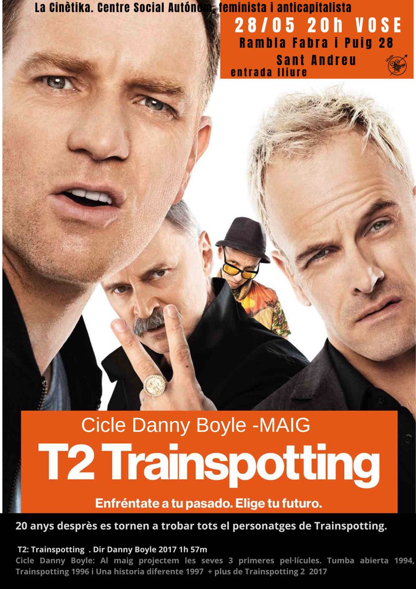 28/05/25 20h T2 Trainspotting – Cicle Danny Boyle 2025 – maig

Consulta el blog!