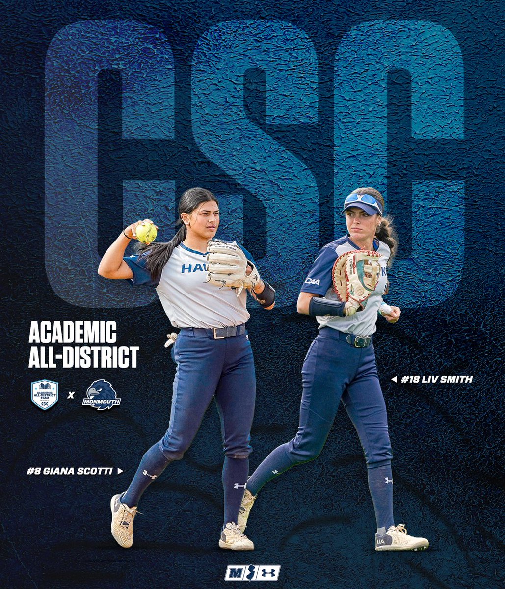 First career CSC Academic All-District honors!

Shoutout to 𝑮𝒊𝒂𝒏𝒂 𝑺𝒄𝒐𝒕𝒕𝒊 and 𝑳𝒊𝒗 𝑺𝒎𝒊𝒕𝒉  for their excellence on the field and in the classroom! 👏 

#FlyHawks