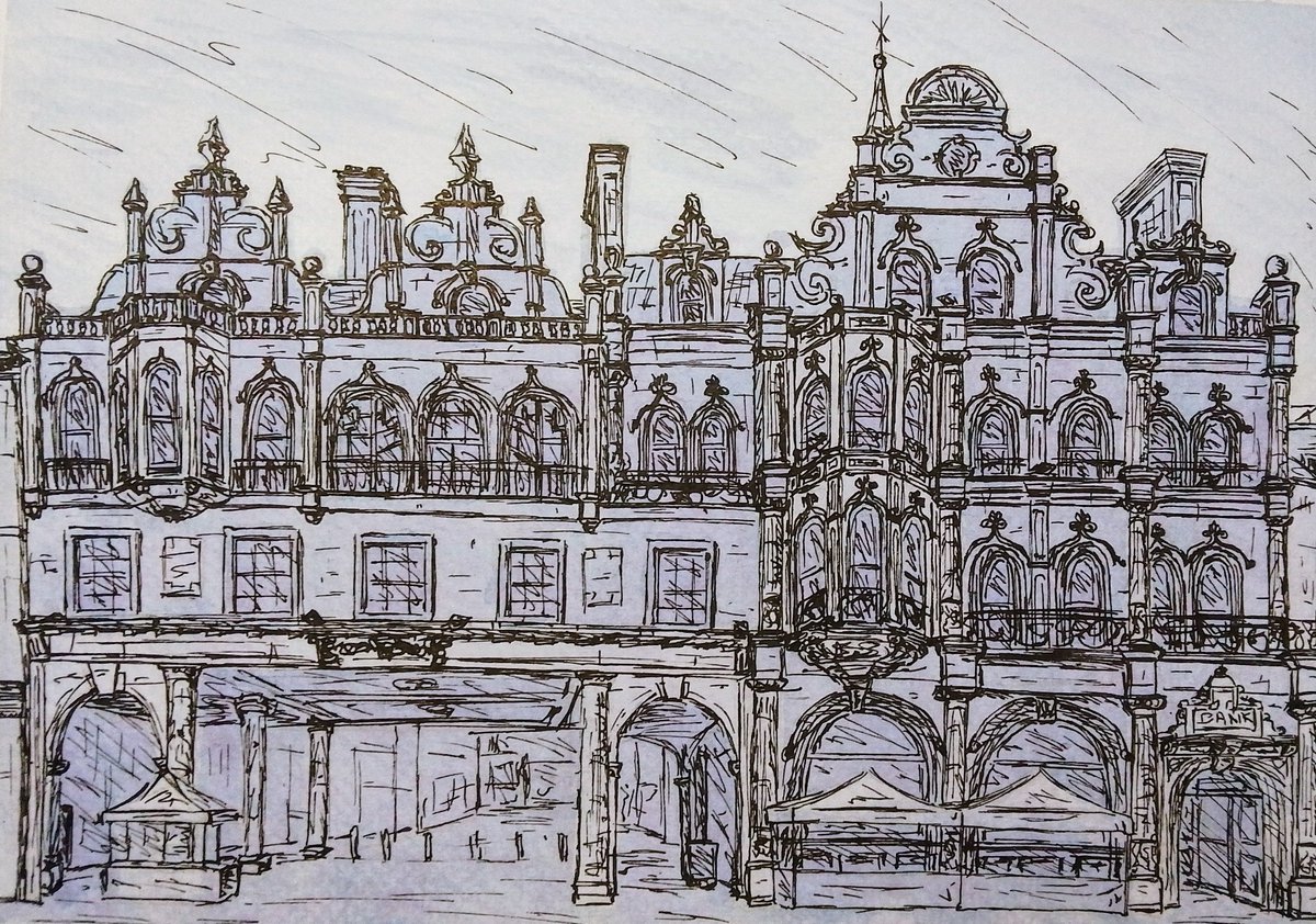 gebh350's tweet photo. Ink painting and drawing of a street view of buildings in #Ipswich 🙂
Painting in a mix of black, blue and purple ink with a sketch over the top in black ink.
Speed sketch link: https://t.co/0JMVnCAzoH 😁
#Sketch #Drawing #TraditionalArt https://t.co/IOr40zOktD