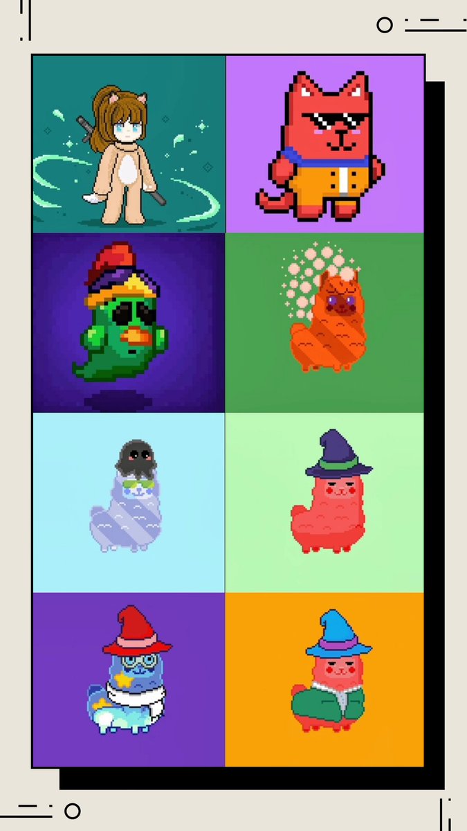 🚨Give Away Alert🚨

1 year playing of Pixels, I will be giving away NFTs.

1️⃣ - Legends of Althea 
2️⃣ - Puppies
3️⃣ - Ghost Mania
4️⃣-8️⃣ - Mystical paca

Requirments:
•Follow @darkpixelsxyz <a href="/pixels_online/">Pixels</a>
•Like &amp; RT
•Tag 3 friends 

Winners will be announced on June 1, 2025!