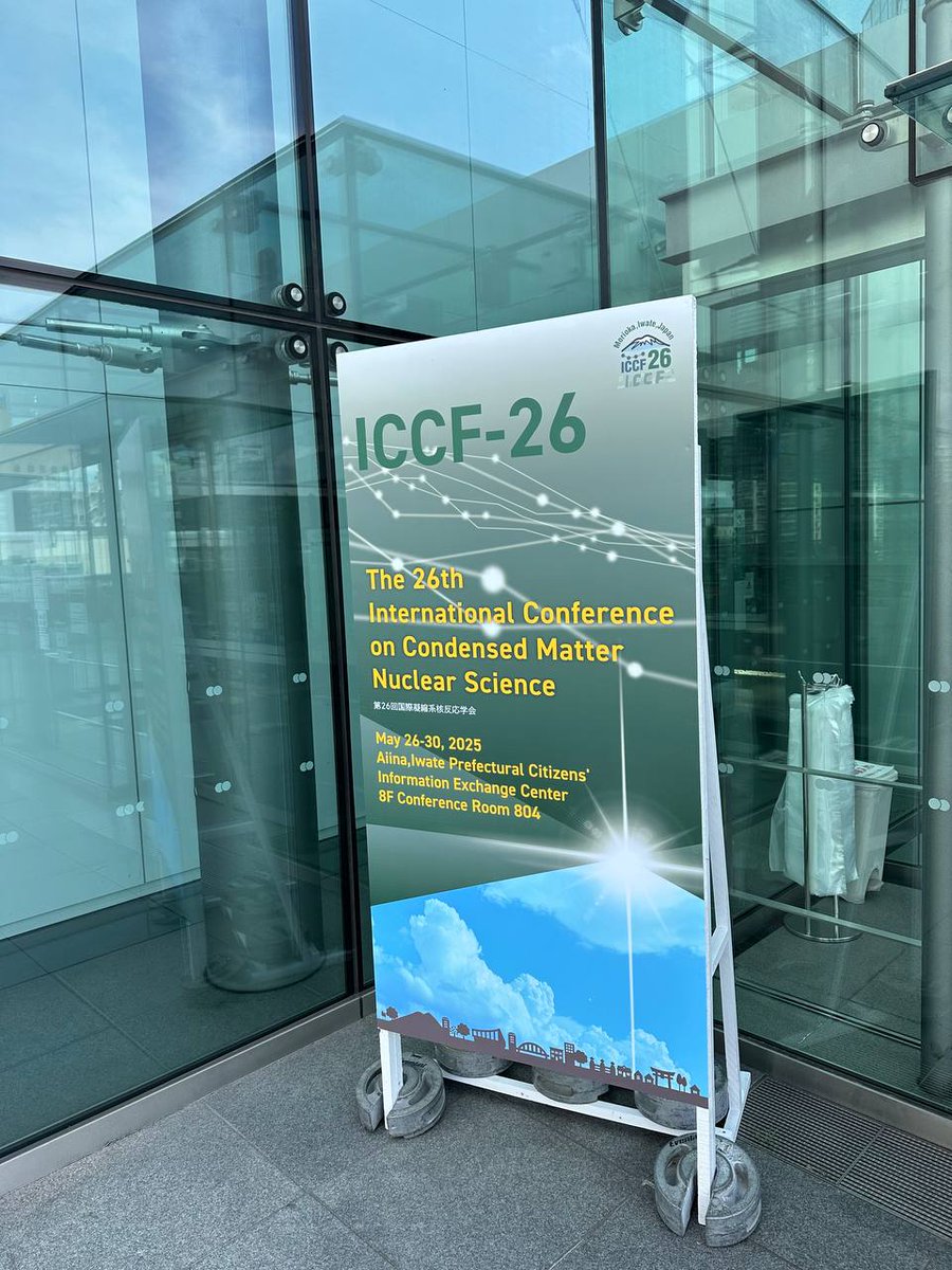 ENG8_Energy's tweet photo. #ENG8’s EnergiCell® tech drew strong interest at #ICCF26 in Morioka, Japan — the world’s top #LENR event. With 130+ delegates, the momentum for clean, decentralized #FusionEnergy is growing. Don’t miss George Egely’s session Thursday.
🔗 https://t.co/a7NdNZPN0K #CleanTech https://t.co/NHzQDbxmgz