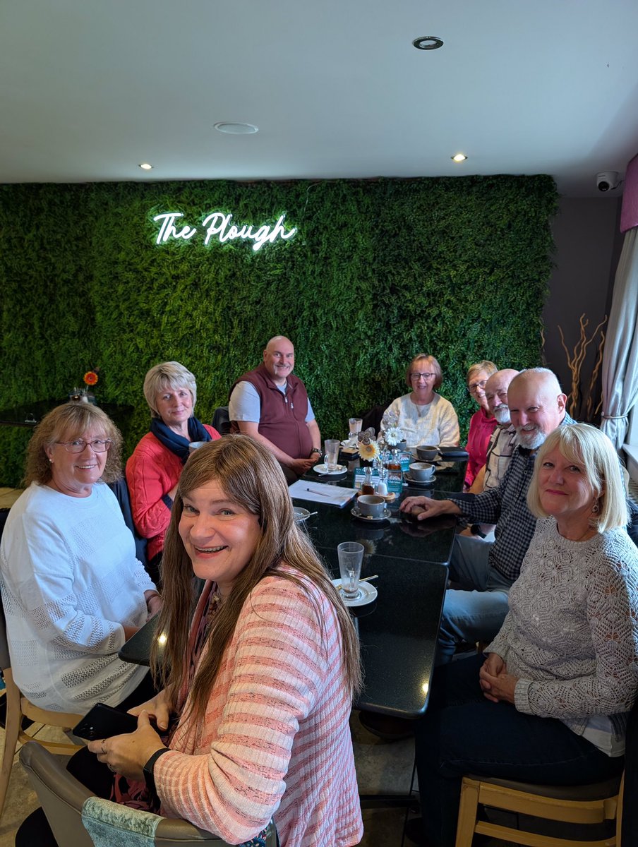 We had a lovely morning with our new group ‘Carmarthenshire Brew Buddies’ at the Plough in Rhosmaen, we warmed up with a drink and we welcomed a new member to the group, everyone enjoyed! 

Join Carmarthenshire Brew Buddies ☕️☕️☕️🧁💕 Registration Link:
forms.office.com/e/vPPi21iYx9