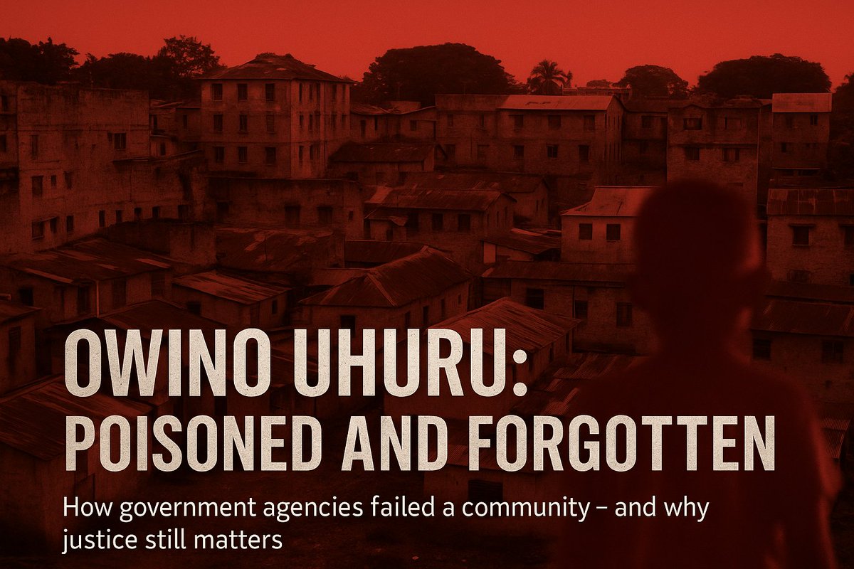 Center for Justice GEA (@cjgea) on Twitter photo Our children live with lead in their blood. Our women have lost pregnancies. Our elders have died slow, quiet deaths.
And the same institutions that allowed this to happen, especially the <a href="/NemaKenya/">NEMA Kenya</a> and <a href="/epzakenya/">Export Processing Zones Authority - Kenya</a>, have remained mute and motionless.
What message does this send? Our children live with lead in their blood. Our women have lost pregnancies. Our elders have died slow, quiet deaths.
And the same institutions that allowed this to happen, especially the <a href="/NemaKenya/">NEMA Kenya</a> and <a href="/epzakenya/">Export Processing Zones Authority - Kenya</a>, have remained mute and motionless.
What message does this send?
