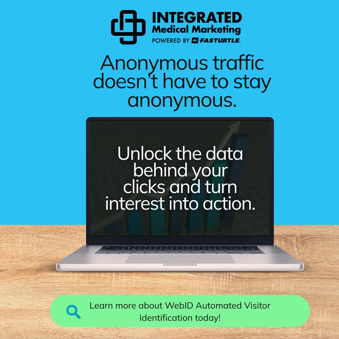 imedicalmkt's tweet image. You’re getting clicks—but do you know who they are?

Don’t let potential leads slip through the cracks. With our WebID service, you can turn passive visits into proactive opportunities.

DM us or comment to learn more.

#IntegratedMedicalMarketing #WebID