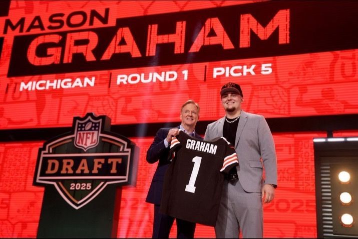 jon_snow_pt's tweet image. 🏈 BROWNS LOCK IN FIRST-ROUND PICK MASON GRAHAM

The Browns and Mason Graham have agreed to a four-year, fully-guaranteed $40.87M deal. 

The defensive standout was represented by agents Ryan Matha and Ryan Tollner.

#NFL #Browns #MasonGraham #ContractDeal #FirstRoundPick