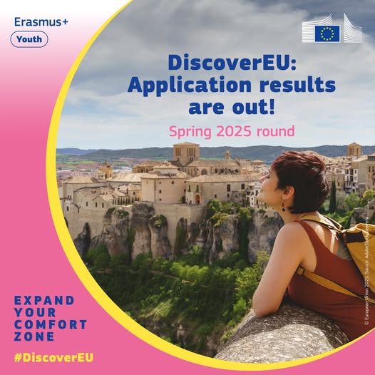 EuropeDirectPyr's tweet image. Près de 36 000 jeunes auront la possibilité de voyager gratuitement en train à travers l’Europe entre le 1er juillet 2025 et le 30 septembre 2026 grâce à #DiscoverEU, une initiative du programme @EUErasmusPlus
europedirectpyrenees.eu/jeunesse/disco…