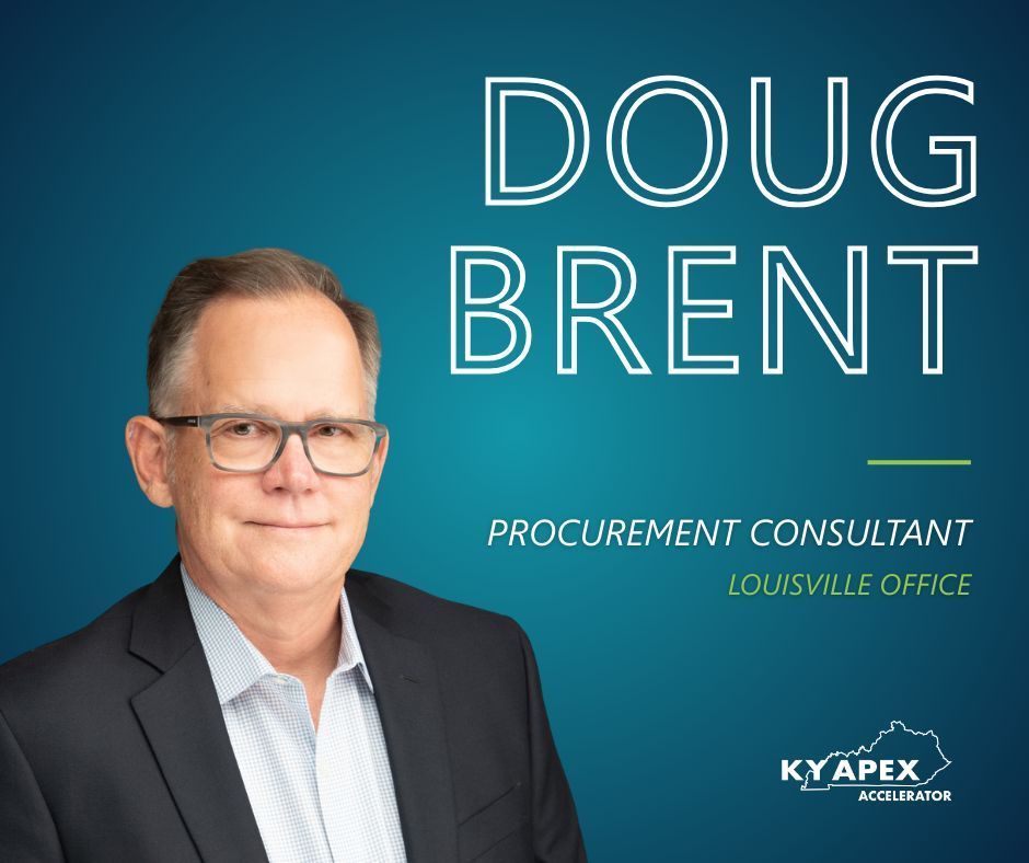 Meet Doug Brent – Procurement Consultant based in Louisville!

With 30+ years experience advising businesses, Doug brings legal and regulatory expertise to his role. He's a UK grad, basketball fan and lover of Kentucky’s seasons and food. 

#KentuckyAPEXAccelerator #GovCon #KSTC
