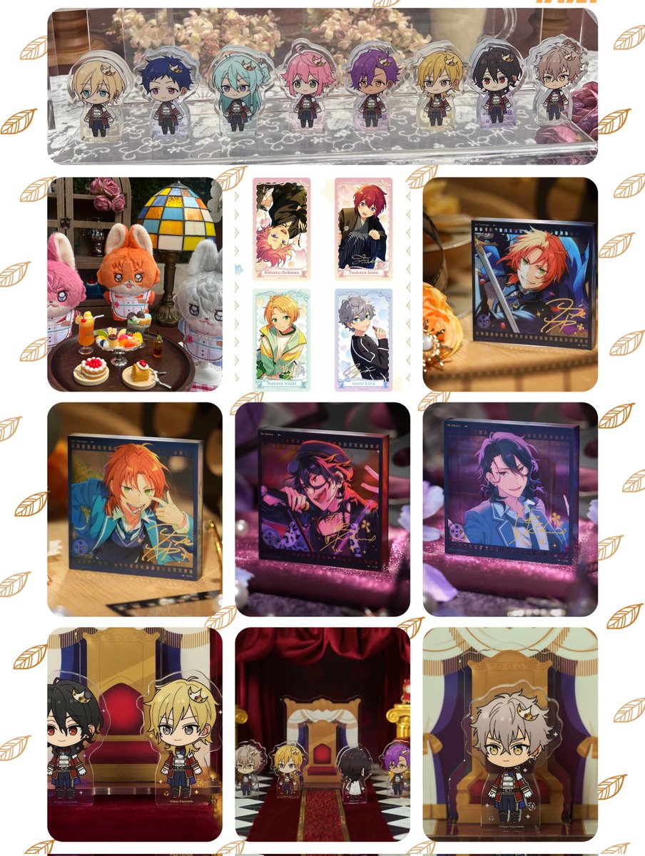 ywd54235733's tweet image. 偶像梦幻祭　6月新商品　代行開始❣   

抽選キャンペーンは1枚目🎁

・童夢クリアカード
・王子様ちびアクリルブロック
・もふもふ喫茶店ぬいぐるみ
・追憶シリーズアクリル
💕特典▶アクリルボード

4枚目▶選べるセット

➡早期価格～2025/06/26
roro-store.com/collections/es…
※割引リプ欄

#あんスタ