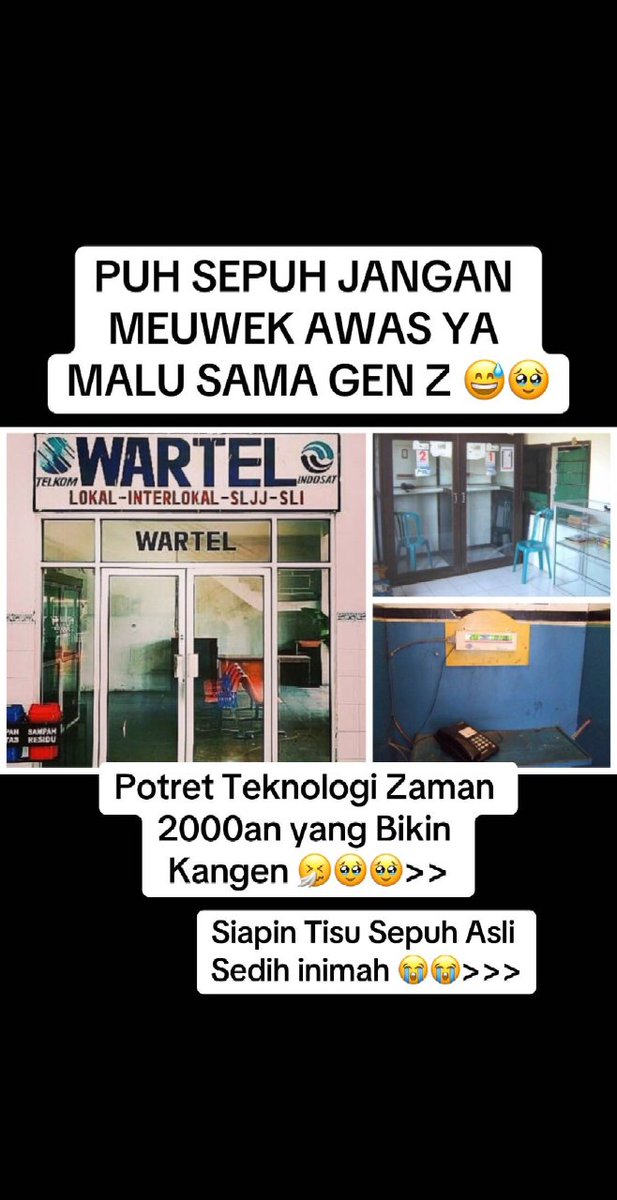 UnitBerita's tweet photo. Potret Teknologi Zaman 2000an yang bikin Kangen 🤧🤧🥹.... https://t.co/DjywF7KPWs