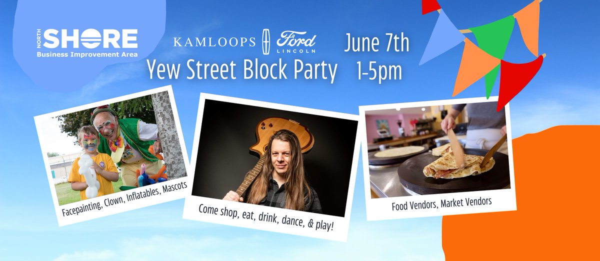 The Yew Street Block Party is back June 7! 🎉
Food trucks, music, face painting, robots &amp; mascots—fun for the whole fam! 

107 Yew Street |  1–5 PM

Read more: arpainvestments.ca/post/celebrate…