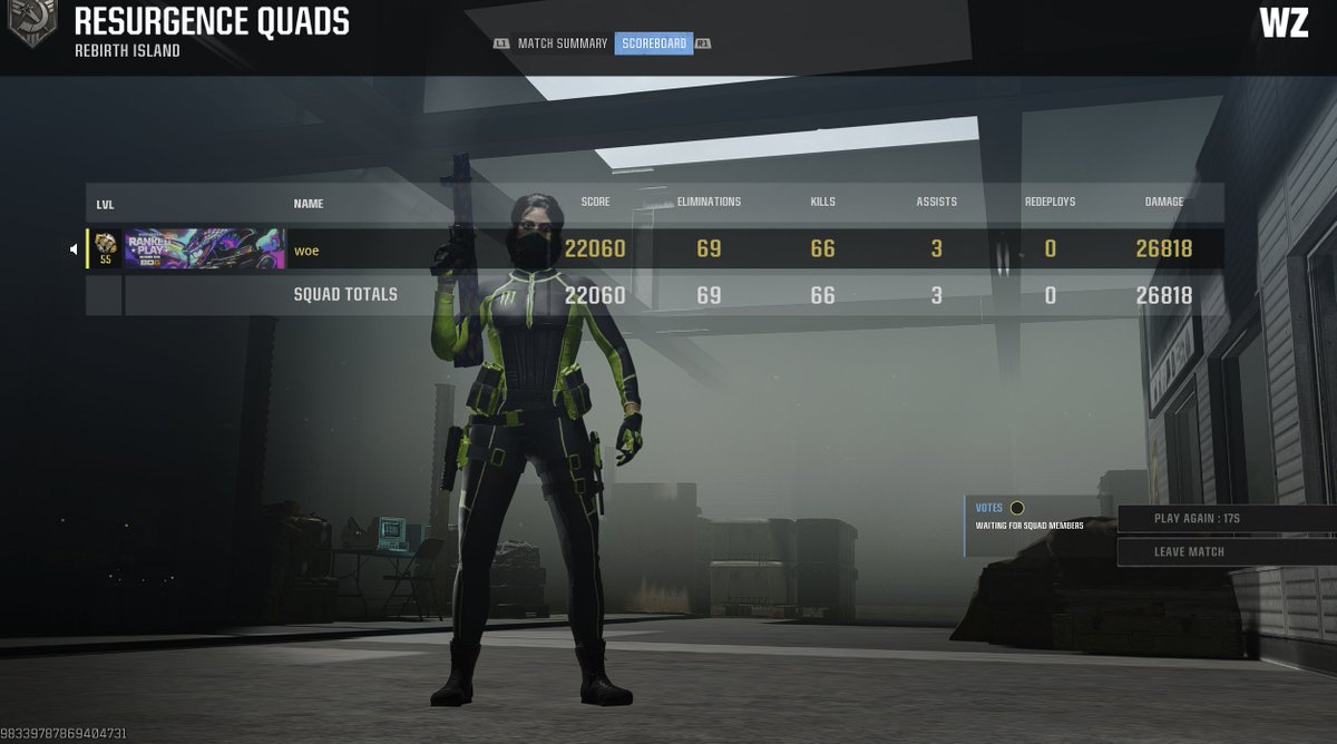 DstackzWZ's tweet image. NEW PR!