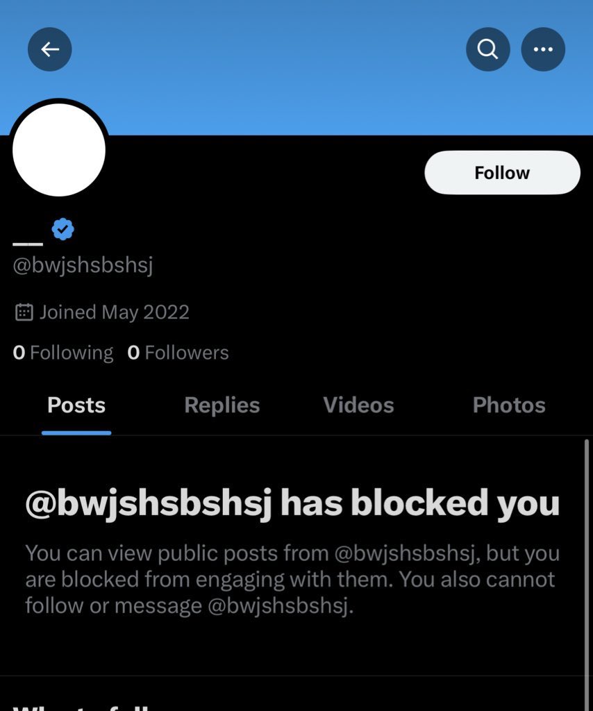 السلام عليكم 
هذا الحساب منتحل شخصيتي ولا يمت لي بأي صله
وان شاء الله سيتم اتخاذ الاجراءات القانونيه اللازمة

@bwjshsbshsj