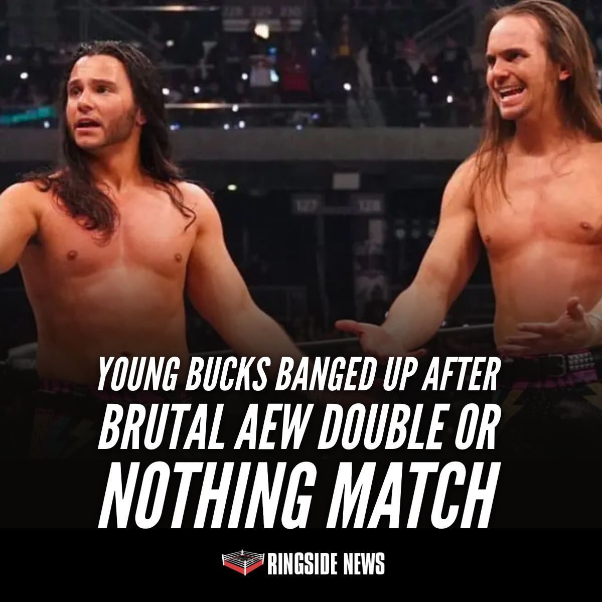 ringsidenews_'s tweet image. Do you think The #YoungBucks should take time off to recover, or should AEW keep them involved in storylines while healing up? ringsidenews.com/2025/05/27/you…