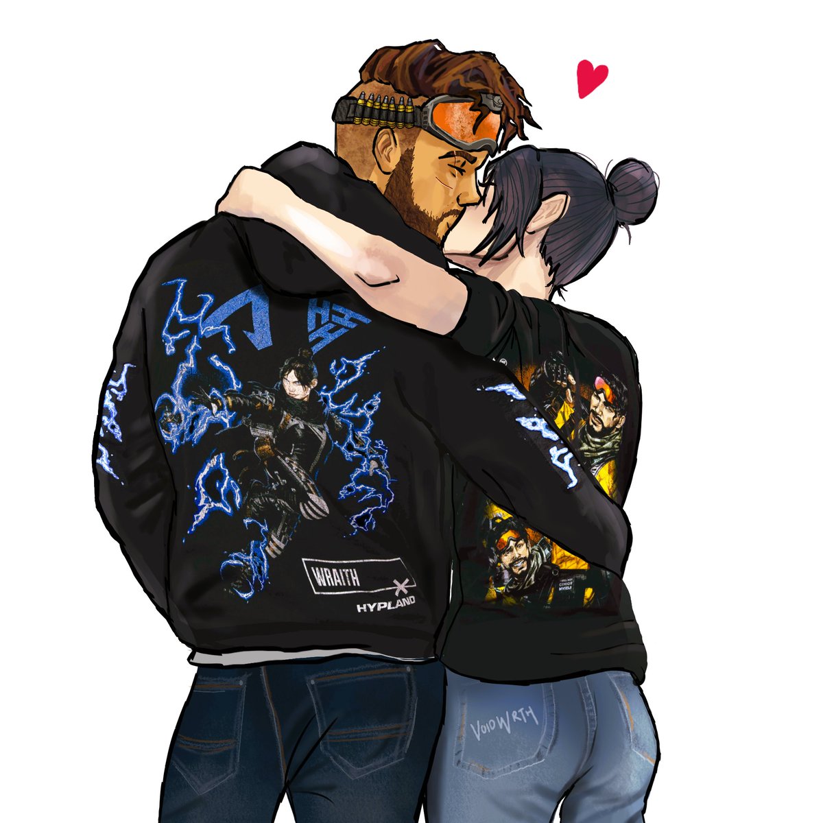 They wear each other's merch I know it 💜💛 #miraith