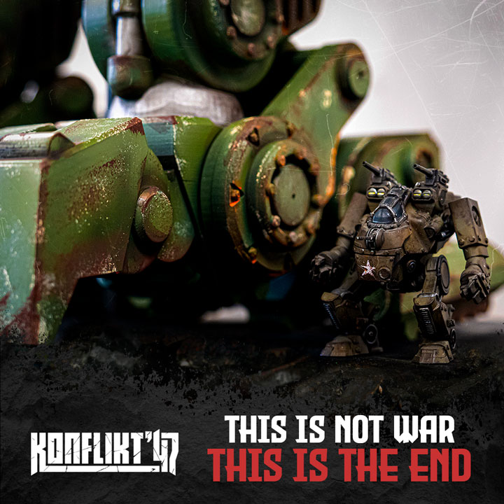 "Mind where you're stepping in that thing!" Visit us at UK Games Expo this weekend to see just what this colossal foot belongs to! We’ll be at stand 3A-554!

Sign up for Konflikt '47 news bit.ly/44UhfZK

#warlordgames #konflikt47 #k47 #konflikt #ukgamesexpo