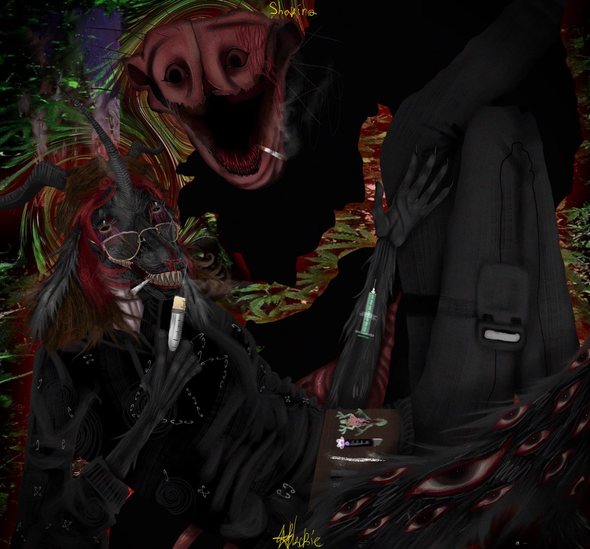 super_Blackie's tweet image. redra w #darkart #distortedreality #emotionalart #darkaesthetic #mentaldecay #visualnoise #psychologicalart #traumaart #creepycore #surrealart #digitalhorror #expressionism #digitaldarkart  #undergroundartist #noirvibes #theboiledonephenomenon #theboiledone #doctornowhere