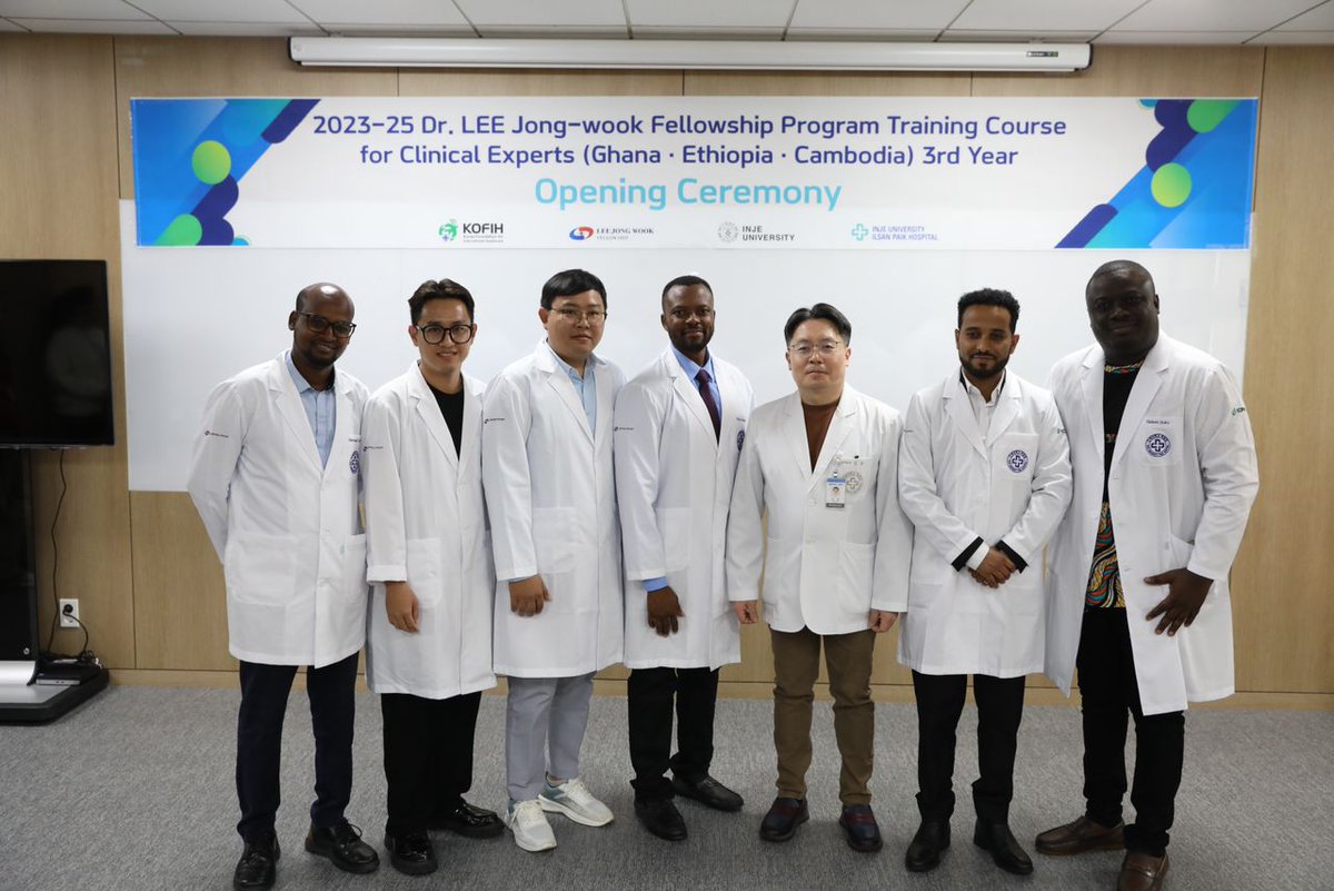 “What stands out to me is the warmth &amp; support from everyone. They are always ready to assist &amp; that has made learning here so much easier. On a scale of 1 to 10, I would rate my experience so far, a 9!”

Dr Paul Sakpaku, is in 🇰🇷 for the #LJW training course for clinical experts