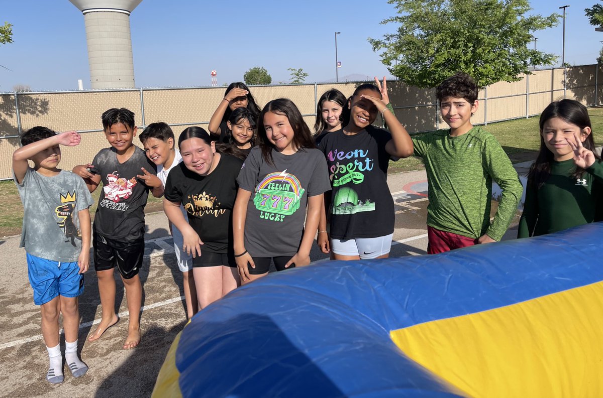 Field Day Vibes for these awesome
Fifth Graders !!! <a href="/PurpleHeart_ES/">Gloria Aguirre</a>