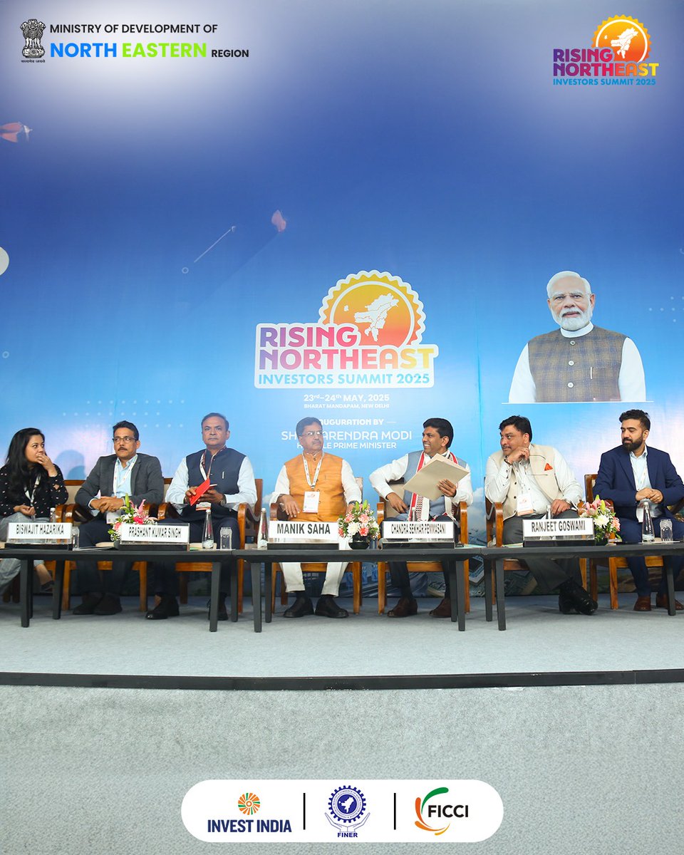 Here’s a quick look at the energy, insights, and innovation that lit up the Rising Northeast Investors Summit 2025! From visionary ideas to impactful connections — the momentum for growth has truly begun.
#RisingNortheast #NorthEastIndia #InvestInNER