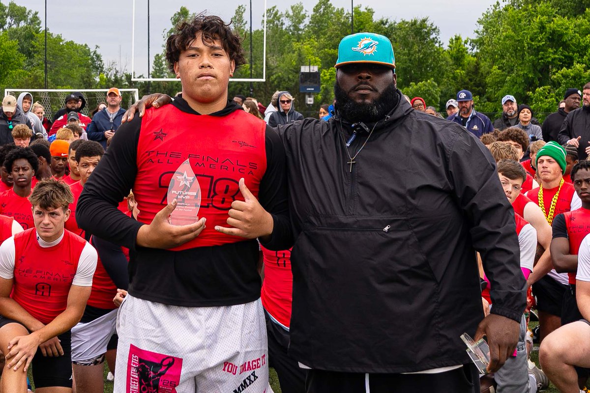 Byron Nelson (TX) 2028 DL Fine Vailahi earned the Defensive Futures MVP during TheFINALS on Sunday in St. Louis

<a href="/FineTVailahi/">Fine Taufatofua Langi Vailahi</a> | #TheFINALS