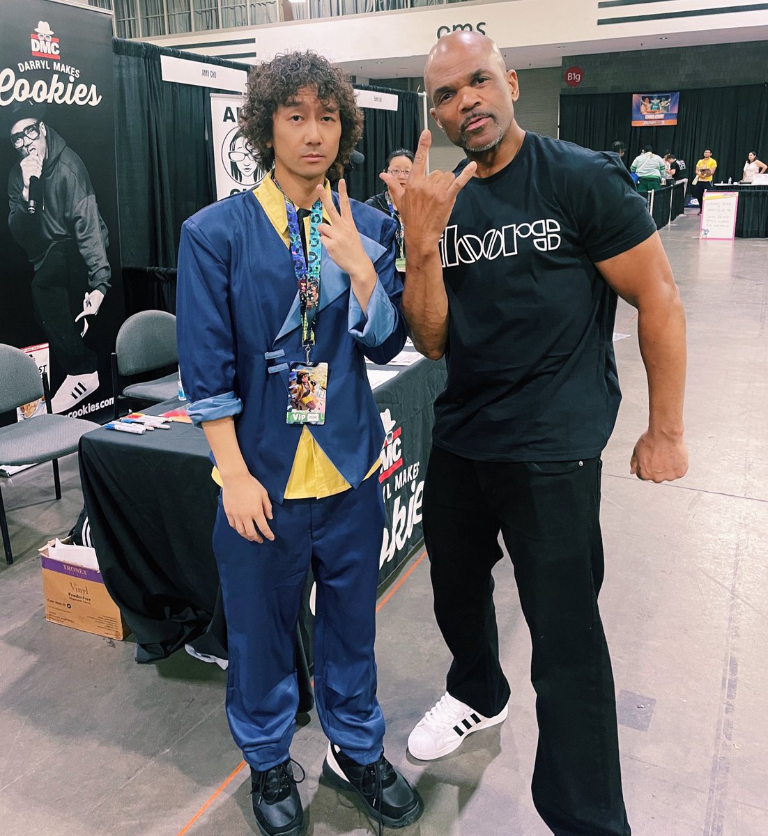 Grateful to build with DMC at MomoCon this weekend. There would be no hip-hop today without <a href="/OfficialRunDMC/">RUN DMC</a>. Friendly reminder from DMC: Rap is about skills, NOT sales