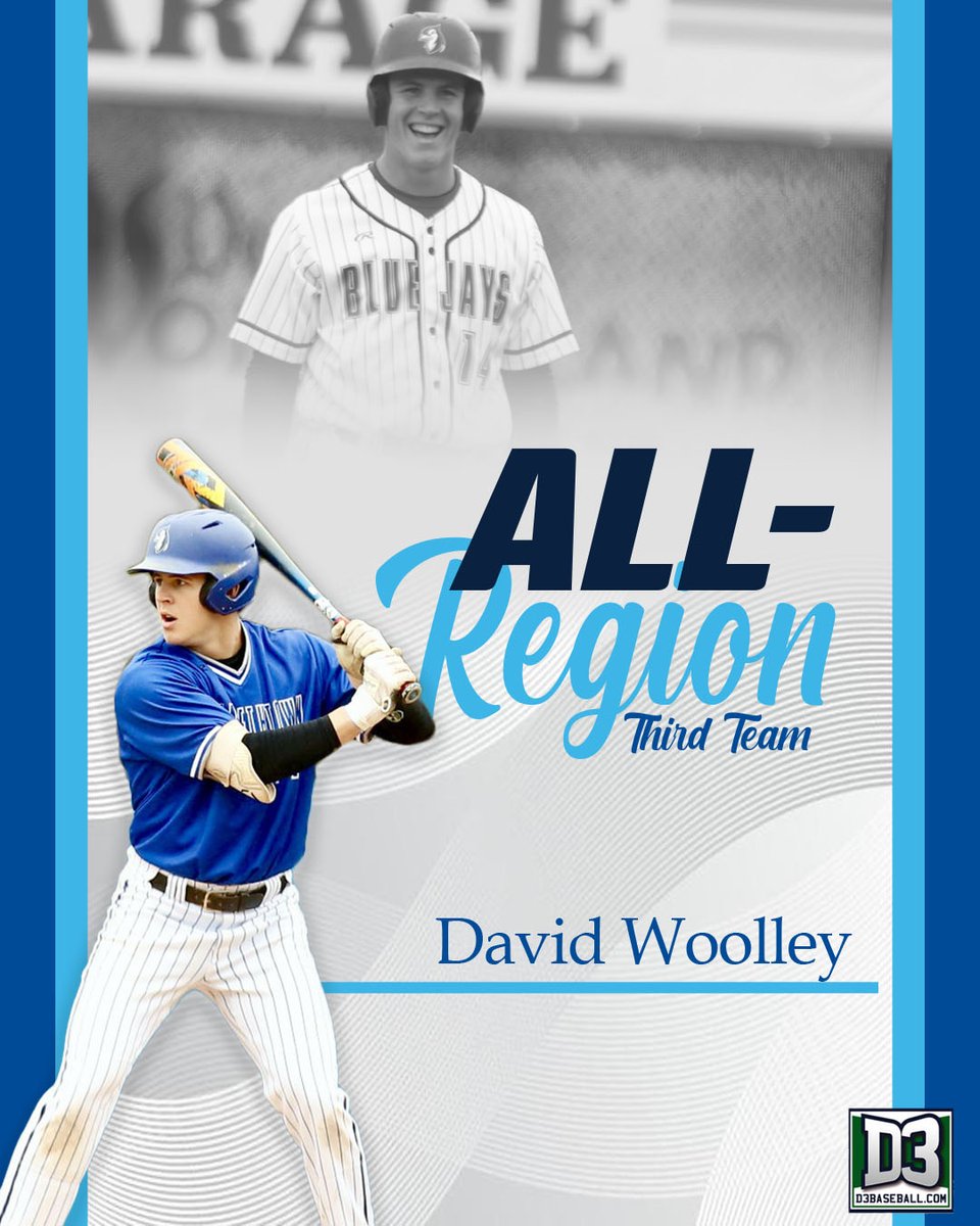 BASE | Four <a href="/BlueJaysBASE/">Etown Baseball</a>  players were named to the <a href="/d3baseball/">D3baseball</a>  All-Region Team!! Perilli and Woolley earn their third straight honor!!

LINK: etownbluejays.com/news/2025/5/27…

#FlyWithUs #D3baseball