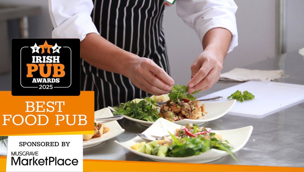 Irish Pub Awards (@irishpub_awards) on Twitter photo Is your pub a local favourite for food?🍴
Enter Best Food Pub in the #IrishPubAwards2025 celebrating pubs with great food & atmosphere.
⏳Deadline: Friday, May 30👉Apply here: irishpubawards.ie
Category Sponsored by: <a href="/MusgraveMPlace/">Musgrave MarketPlace</a>
#IrishFoodPubs #PubExcellence Is your pub a local favourite for food?🍴
Enter Best Food Pub in the #IrishPubAwards2025 celebrating pubs with great food & atmosphere.
⏳Deadline: Friday, May 30👉Apply here: irishpubawards.ie
Category Sponsored by: <a href="/MusgraveMPlace/">Musgrave MarketPlace</a>
#IrishFoodPubs #PubExcellence