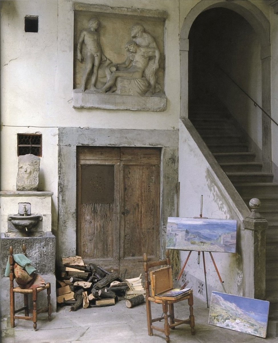 Italian painter's studio, 1993