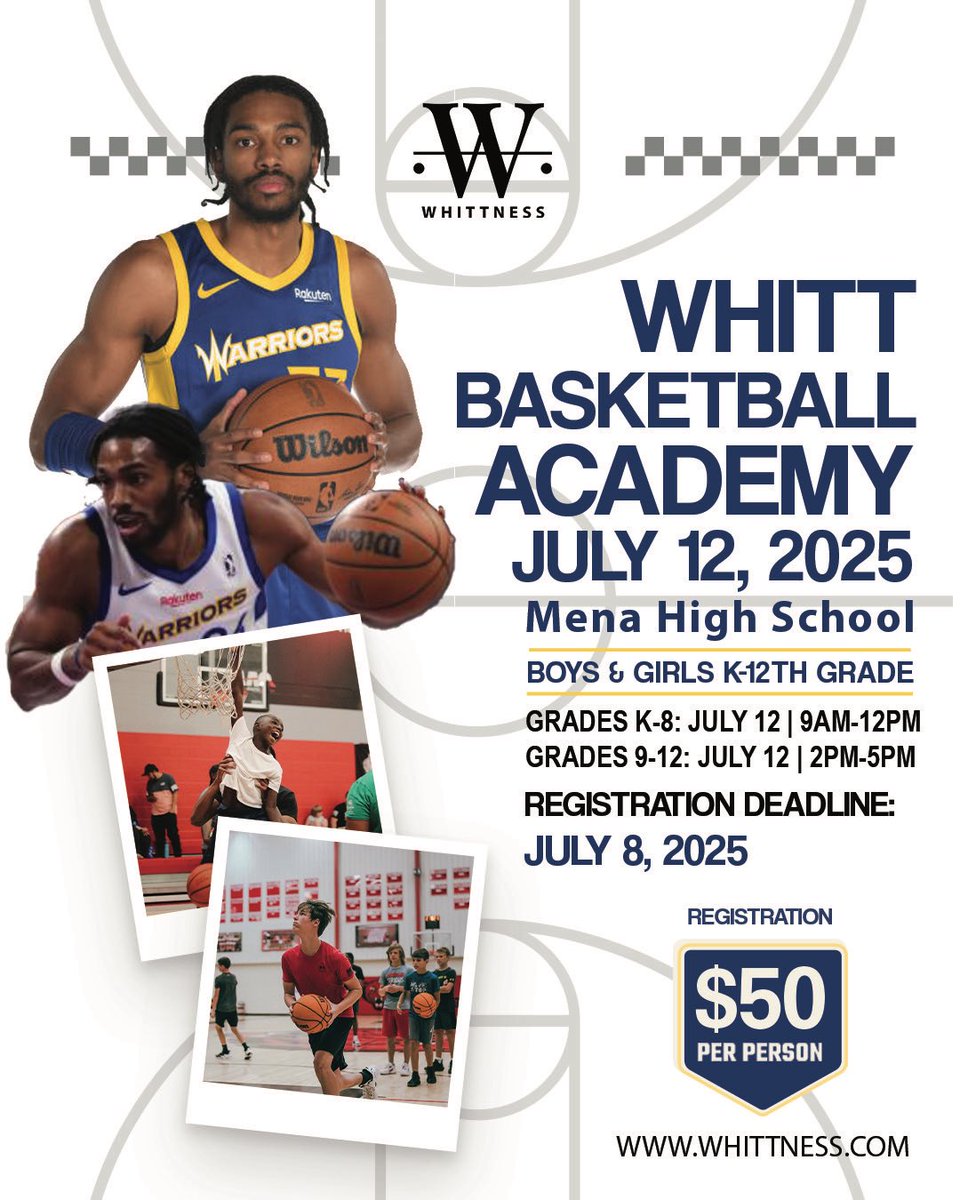 🚨Arkansas🚨 We are back with a one day Academy in Mena! Registration is open now! whittness.com to sign up. Share with a student, friend and child. More information to come! Excited to see you there for a 3rd year 🙏🏾