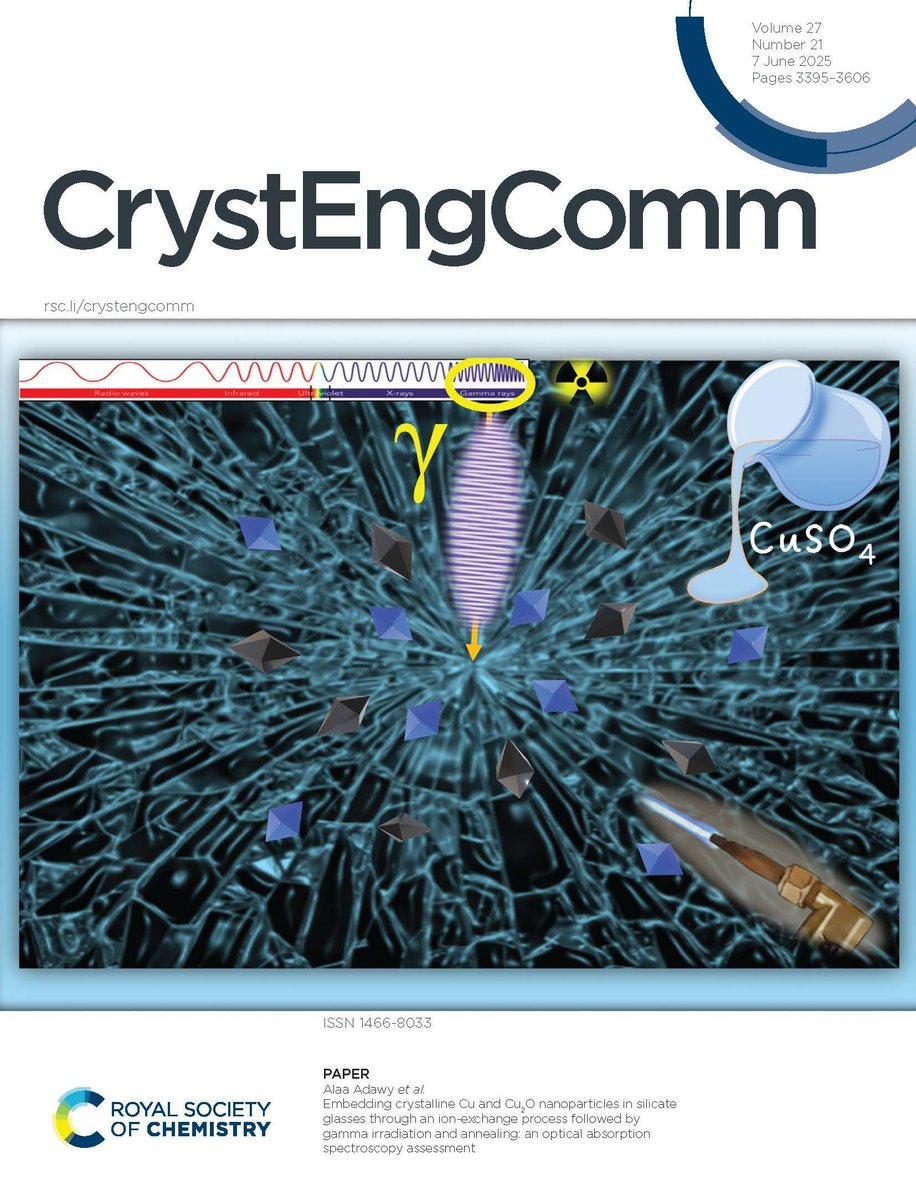 CrystEngComm's tweet image. Issue 21 is now online, access it here👇

pubs.rsc.org/en/journals/jo…