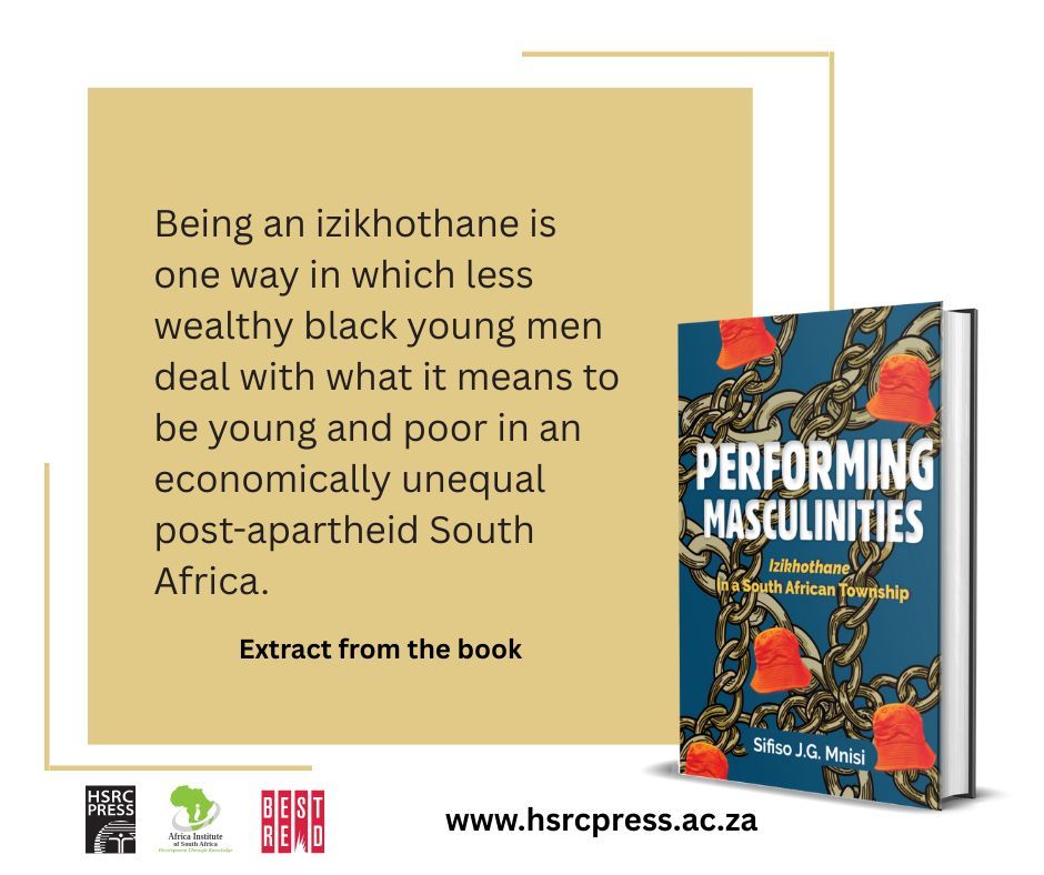HSRC Press (@hsrcpress) on Twitter photo In an economically divided post-apartheid South Africa, izikhothane culture is a way for young black men with fewer resources to navigate the challenges of youth and poverty. Explore more at: hsrcpress.ac.za/product/perfor… <a href="/HSRCza/">HSRC.ac.za</a> #SouthAfrica #Izikhothane In an economically divided post-apartheid South Africa, izikhothane culture is a way for young black men with fewer resources to navigate the challenges of youth and poverty. Explore more at: hsrcpress.ac.za/product/perfor… <a href="/HSRCza/">HSRC.ac.za</a> #SouthAfrica #Izikhothane