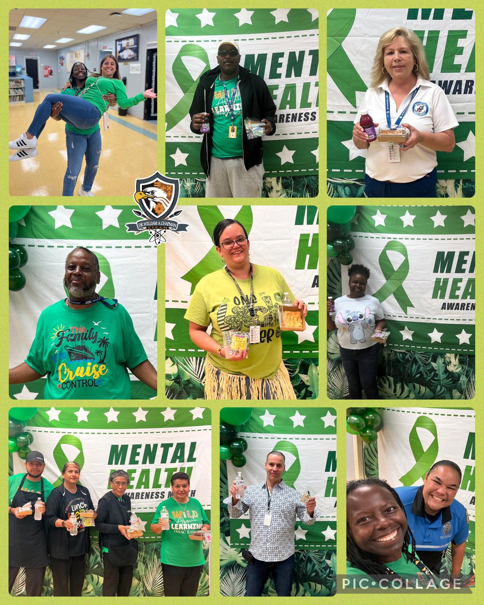 wachapmanelem's tweet image. On #ChildrensMentalHealthAwarenessDay, our #DWAC school, and all of Miami-Dade County Public Schools reaffirm their commitment to prioritizing student mental wellness and creating safe spaces where all students can thrive. A special “thank you” to our Counselor, Ms. Baugh 💚