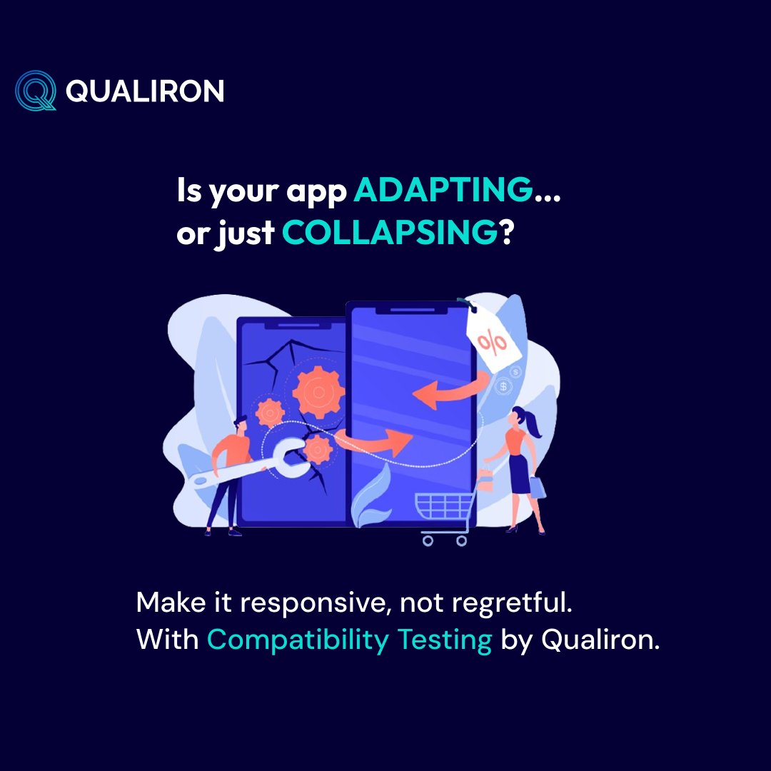 qualiron's tweet image. Your users don’t all use the same phone—so why test like they do?
Catch layout bugs before users do. Test across real devices for a consistent UX everywhere.
✅ Real-world device testing
✅ No surprises
✅ Smooth UX
qualiron.com/qa-services/qu…
#CompatibilityTesting #QAwithQualiron