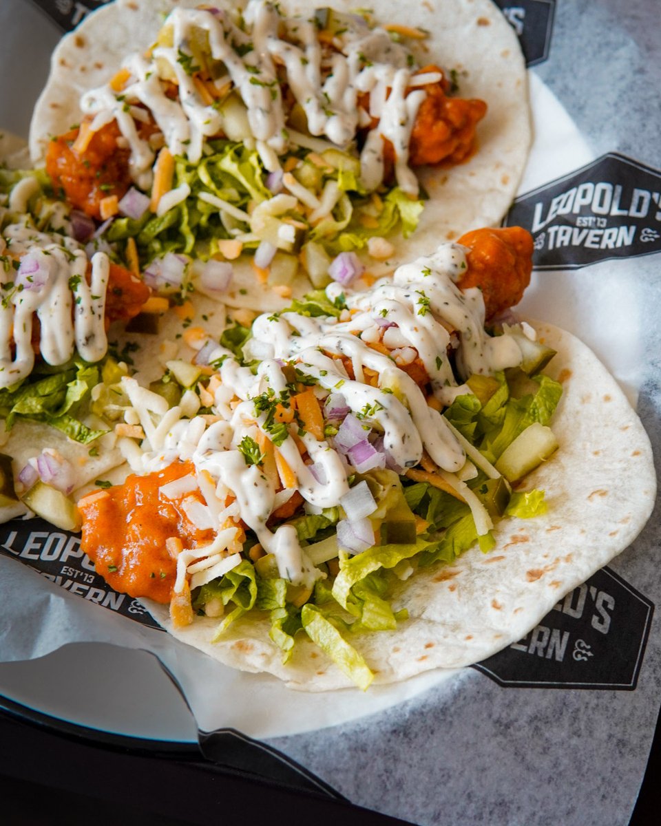 🚨LAST CHANCE FOR BUFFALO DILL RANCH TACOS🚨

Today is your last chance to get our taco feature for May! Your choice of tortilla with a chicken finger tossed in buffalo sauce, shredded romaine, mixed cheese, red onion, pickles and dill ranch. 

Available today from 2pm-close.