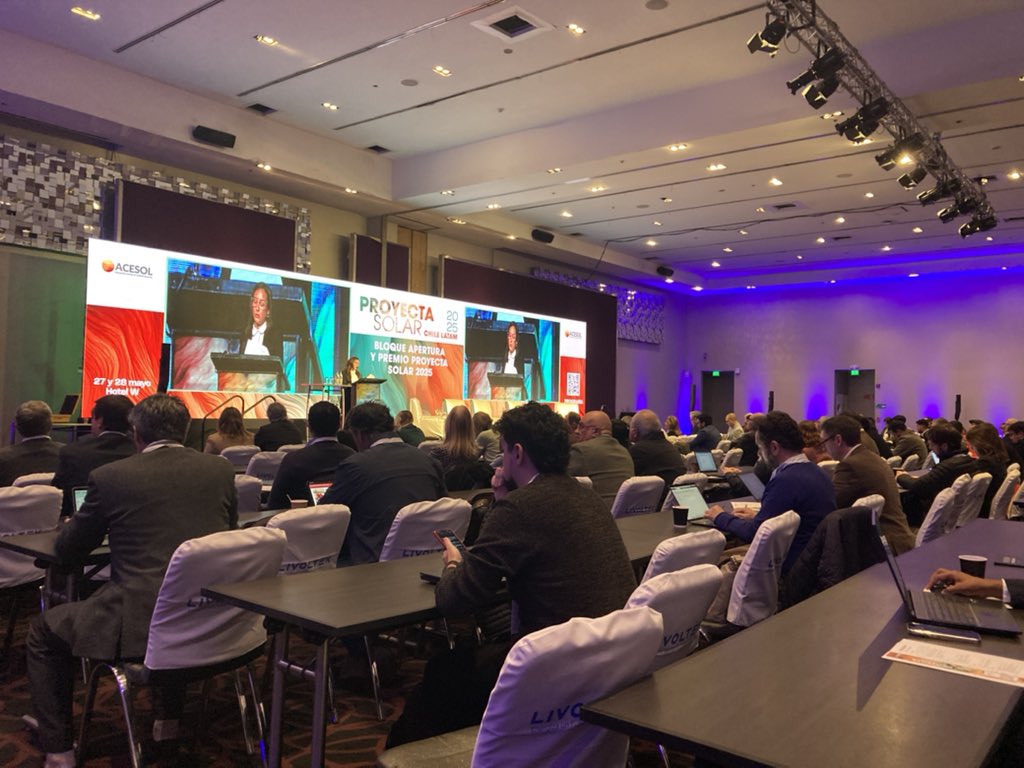 Estamos presentes en ceremonia inaugural #ProyectaSolar que organiza @Acesol