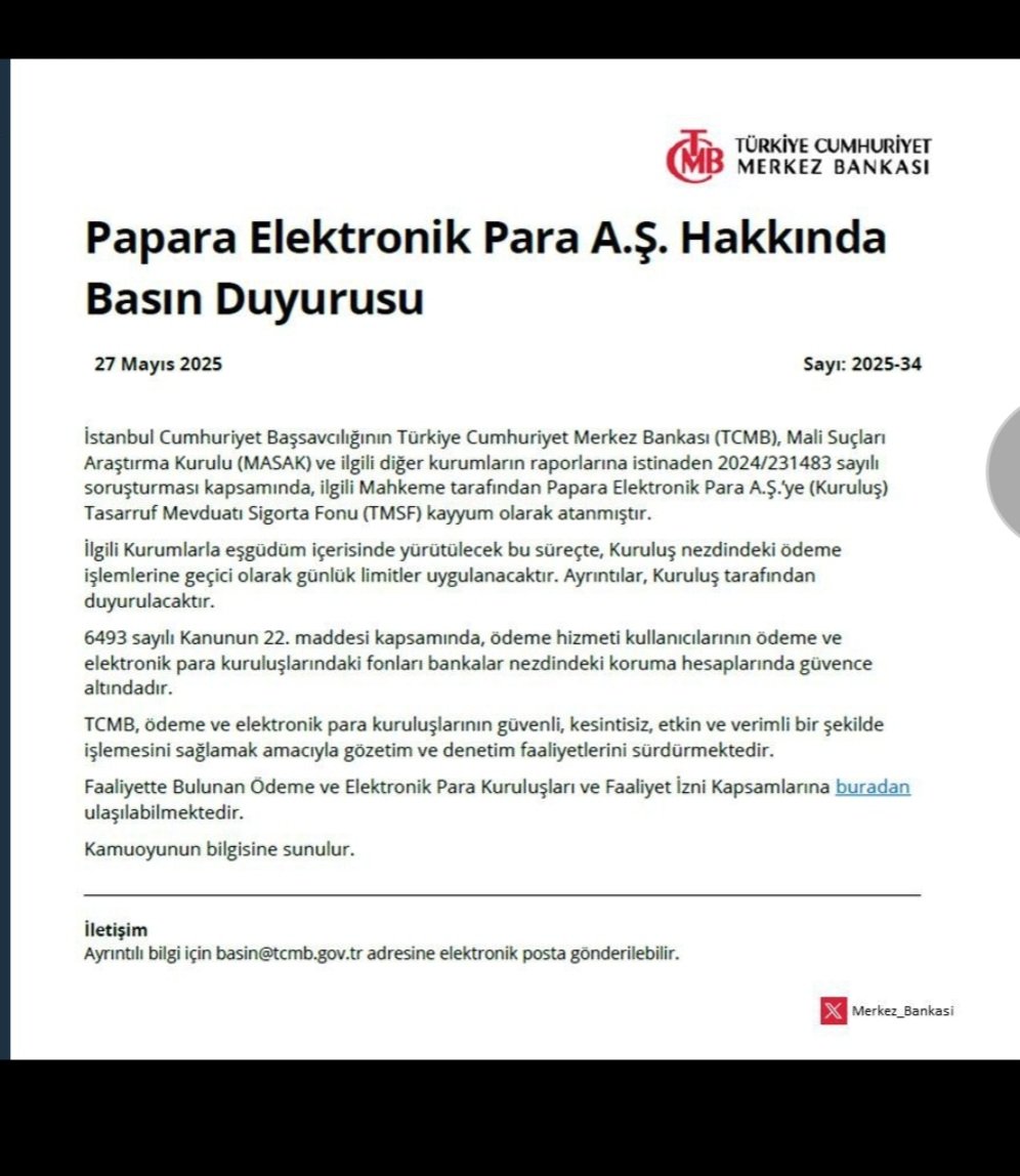 Bahis sitelerinin elemanlari #papara kiralıyordu garip gurabaya  hesap açtırıp vs. O kişilerin #papara hesaplarını sitelerde yatırma ve çekme işlemlerinde kullandırtıyorlardı. Şimdi onlarda yanacak maalesef 

#papara #paparahesapkiralama #paparakiralama #YasadısıPapara