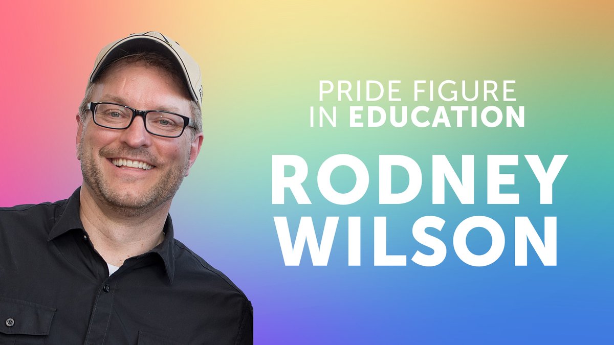 Rodney Wilson was a history teacher in the 1990’s, founding LGBTQ+ History Month after realizing the lack of queer history in his curriculum. Learn more about Wilson here: pbs.org/newshour/natio… #k12 #PrideMonth #Pridefigure