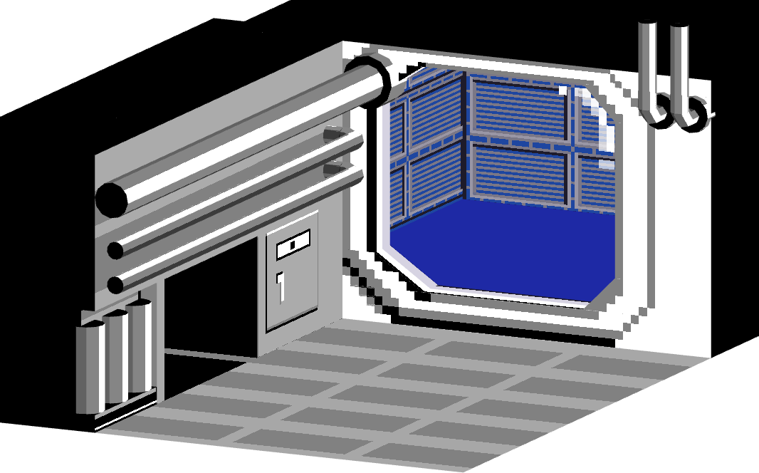 Remodelling this cozy labor from the Prometheus from a #C64 game in Blockbench. Now how can I open it in Defold, I hoped for textured models at the end...