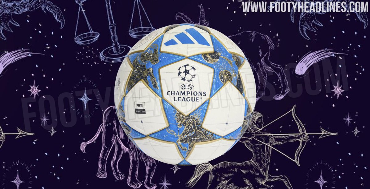 iMiaSanMia's tweet photo. 📸⚽ 2025/26 Champions League match ball, inspired by the 12 zodiac signs and their constellations [@Footy_Headlines] https://t.co/YmPa5LYfQO