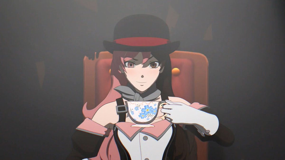 She's so silly with her big ass tea cup <3