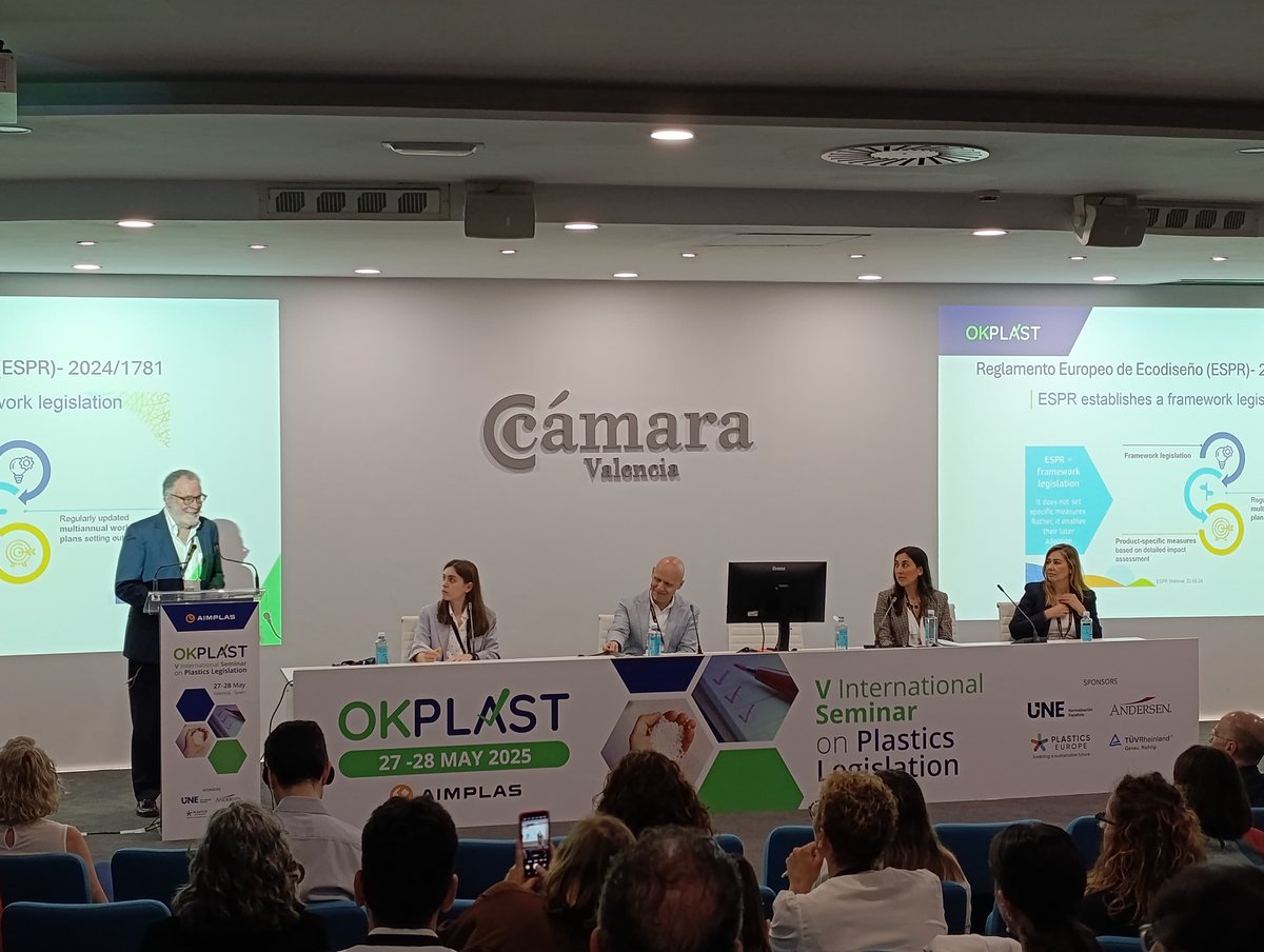 Cerramos la primera jornada de hashtag#OKPLAST2025 con debates de gran nivel y reflexiones clave sobre el futuro de los plásticos desde la óptica legislativa, técnica y medioambiental.

Gracias a especialistas y asistentes👇
¡Nos vemos mañana!
