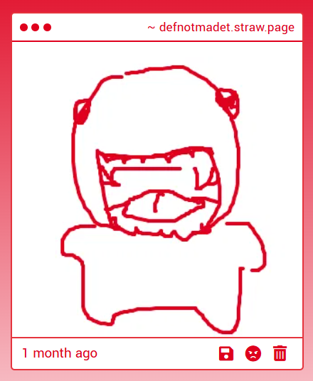 DefnotMadet's tweet photo. thank whoever drew this on my strawpage 😭 https://t.co/GVthsRdhoB