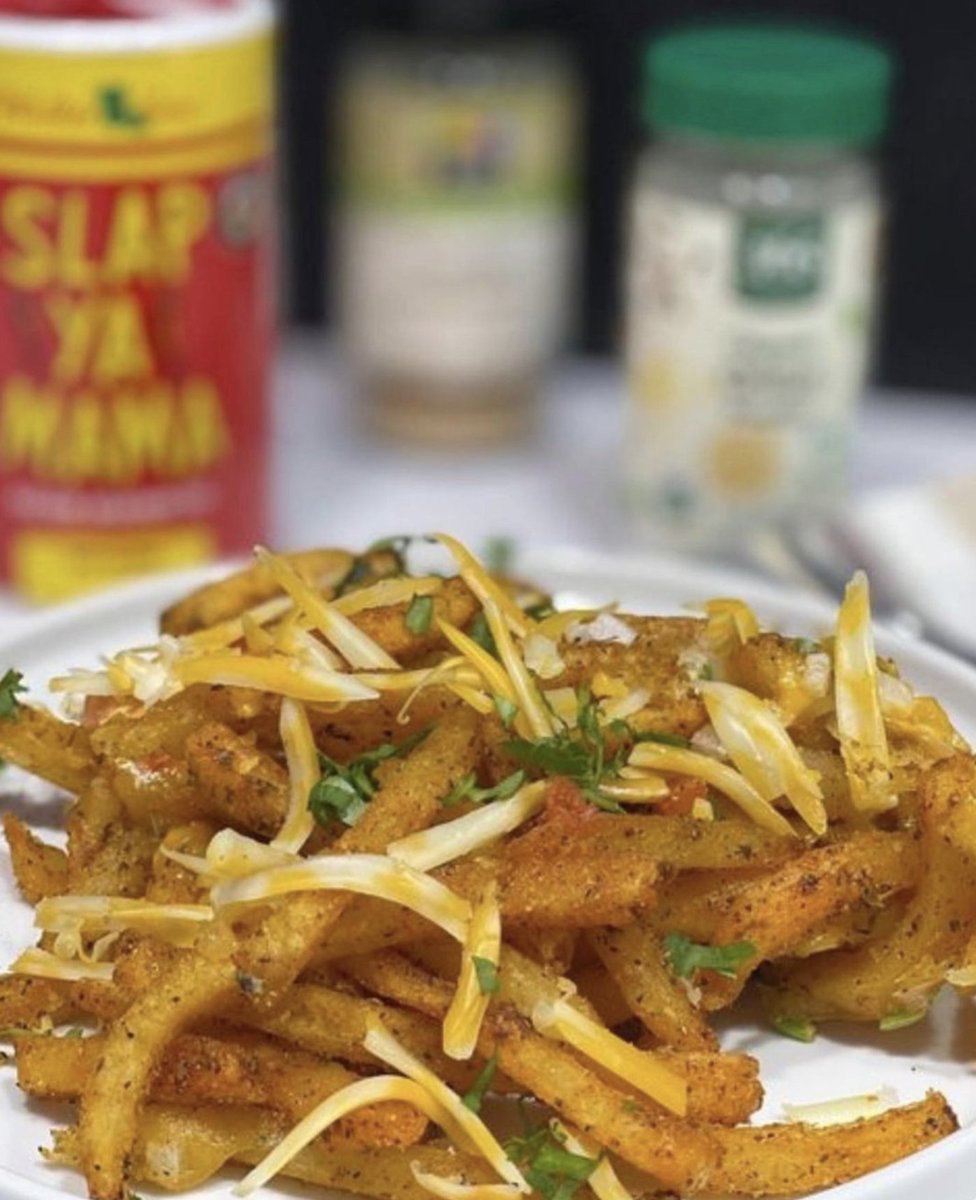Slap Ya Mama (@slapyamama) on Twitter photo Give these Hot Cajun Fries a try! 🍟🌶 #slapyamama
📸 <a href="/bindiskitchen/">Bindiskitchen</a>
Ingredients & Measurement:
1/2 bag of @oreida extra crispy fries
1 tsp garlic powder
1/2 tsp onion powder
1 tsp oregano
1 1/2 tsp black pepper
1 tsp Slap Ya Mama
1/8 tsp red chili
1/4 tsp paprika
Pinch of Give these Hot Cajun Fries a try! 🍟🌶 #slapyamama
📸 <a href="/bindiskitchen/">Bindiskitchen</a>
Ingredients & Measurement:
1/2 bag of @oreida extra crispy fries
1 tsp garlic powder
1/2 tsp onion powder
1 tsp oregano
1 1/2 tsp black pepper
1 tsp Slap Ya Mama
1/8 tsp red chili
1/4 tsp paprika
Pinch of