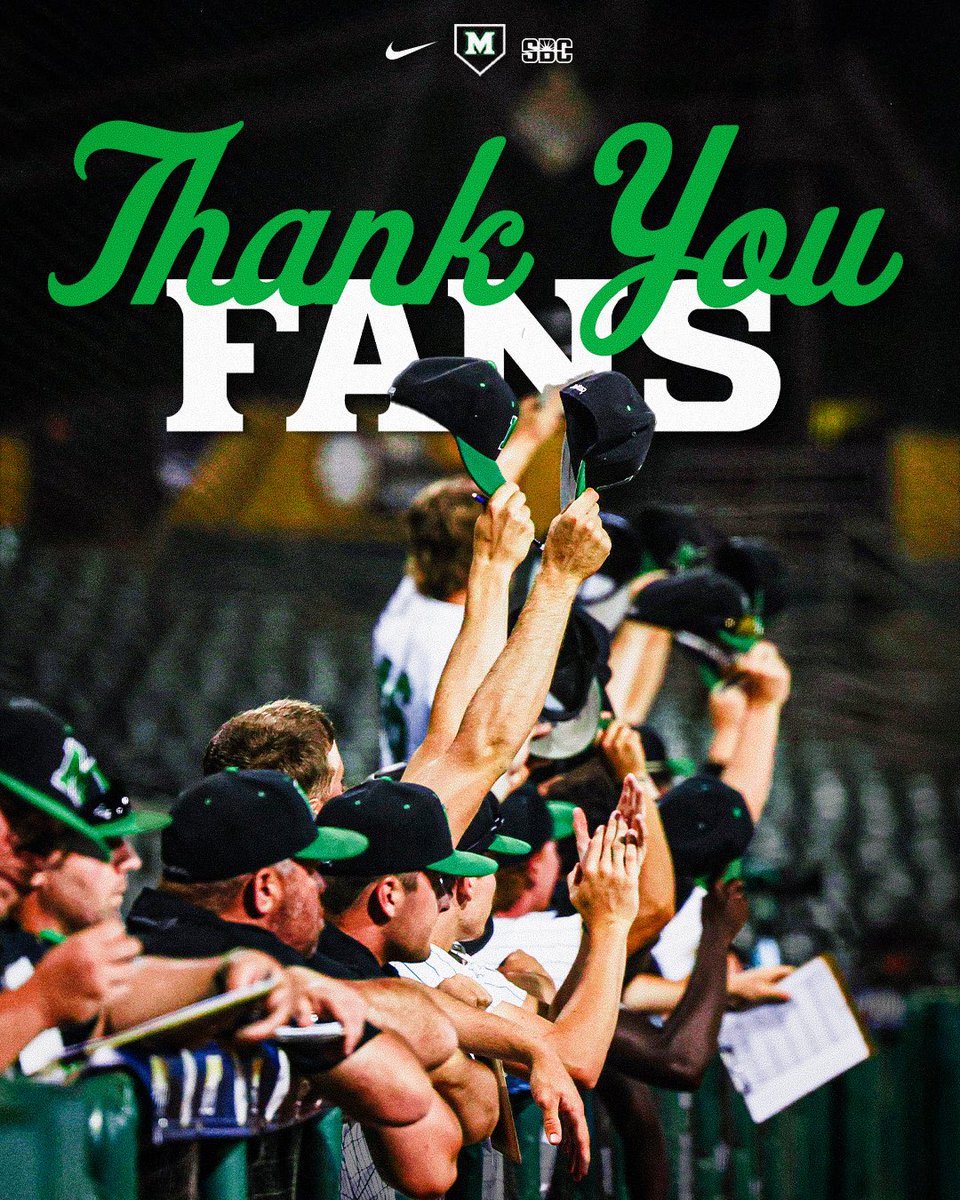 HerdBaseball's tweet image. THANK YOU 🗣️🤘
Couldn’t continue our rise without the support from The Herd! 📈
Don’t miss any of the action and join us next season at Jack Cook Field by following the link below:
🔗 app.herdzone.com/2026BSBInterest
#WeAreMarshall