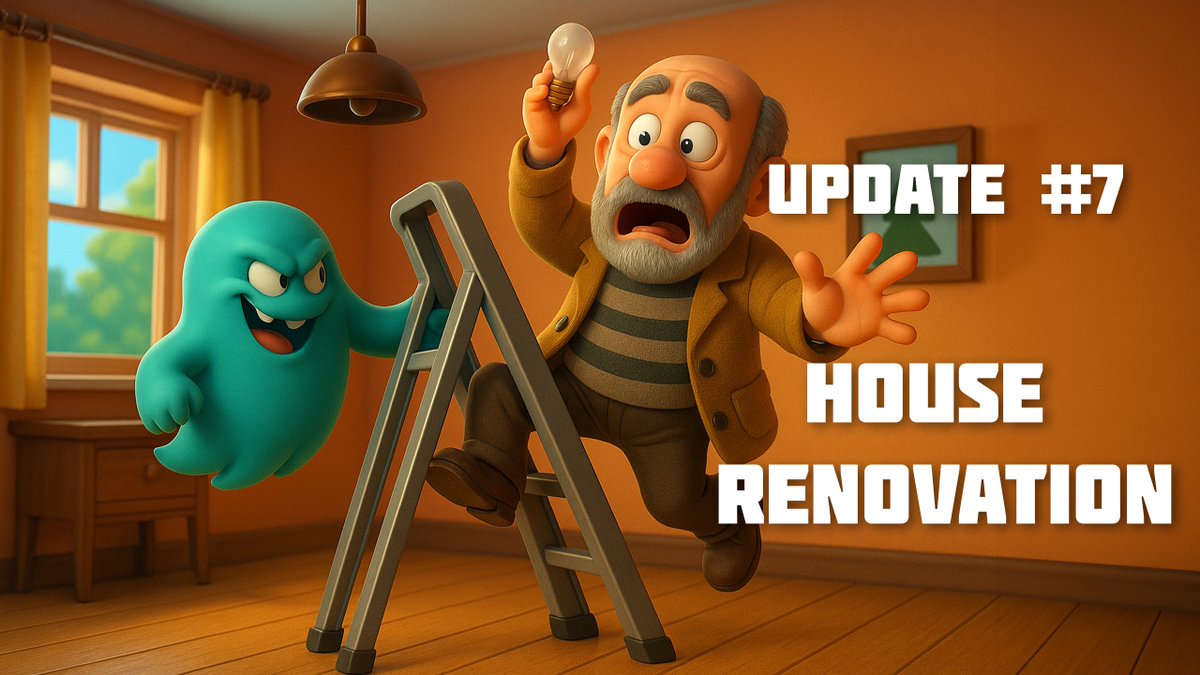 youareghostvr's tweet photo. Week #7: HOUSE RENOVATION 🛠️💡

Lighting overhaul, vibrant colors, and a fully revamped secret office!

Brighter, creepier, better... 😱👻❤️

Play now: https://t.co/0I08ttQc3G 👻

#metaquest3 #metaquest3s #Quest3 #Quest3s #vr  #youareghost #youareghostvr #metagames #MetaQuest https://t.co/gA2aXhfwvL